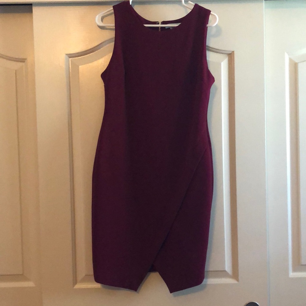 Sexy deep red dress